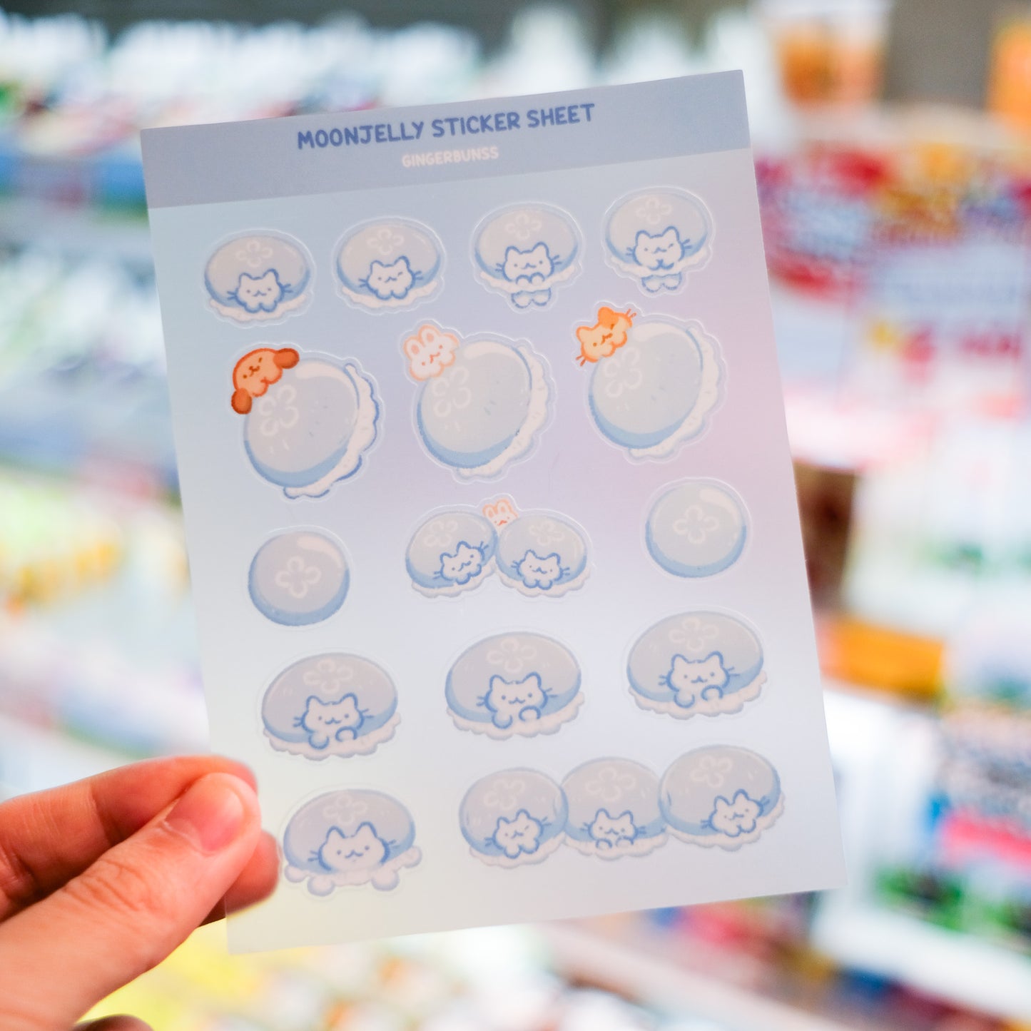 Moonjelly Sticker Sheet