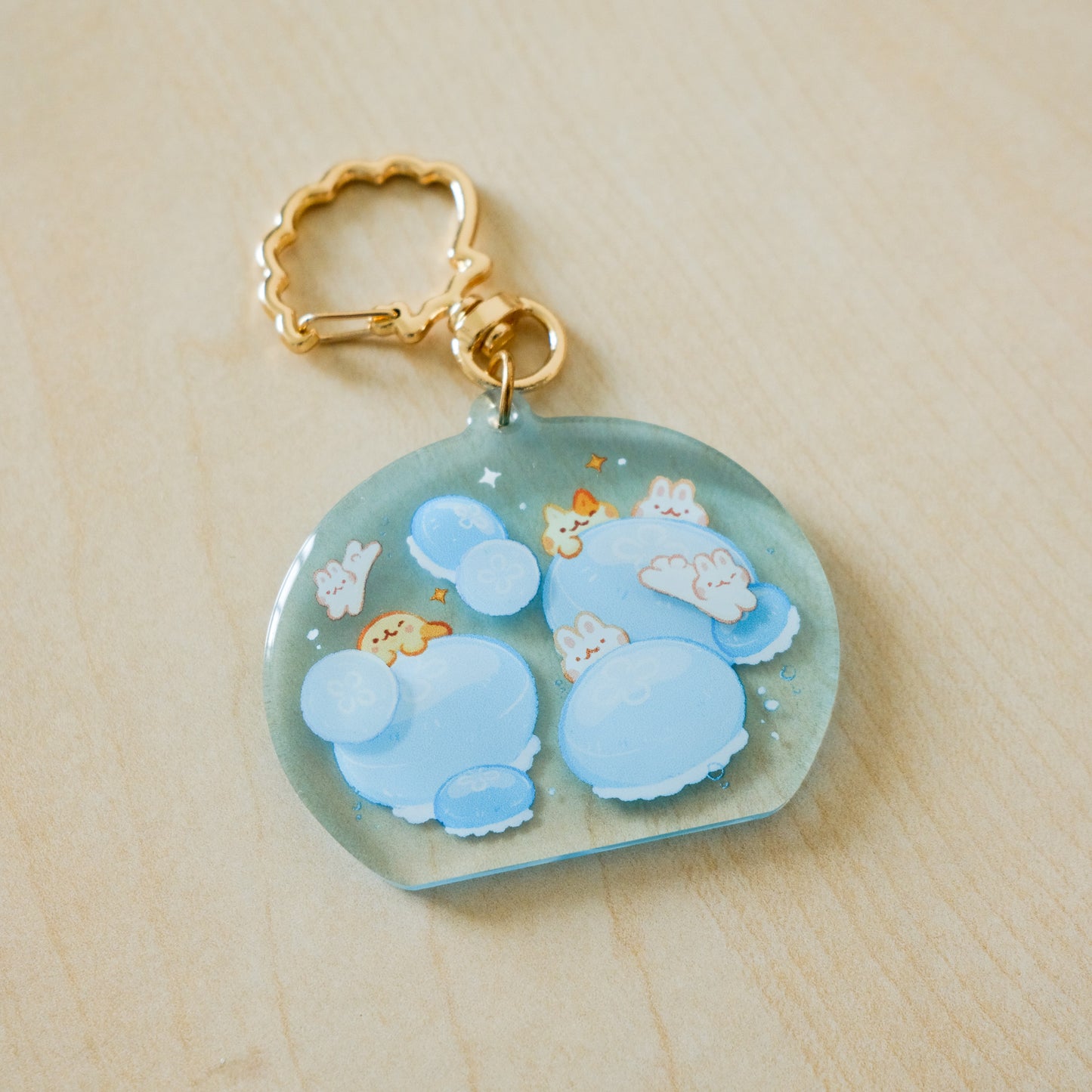 Moonjelly Layered Acrylic Charm