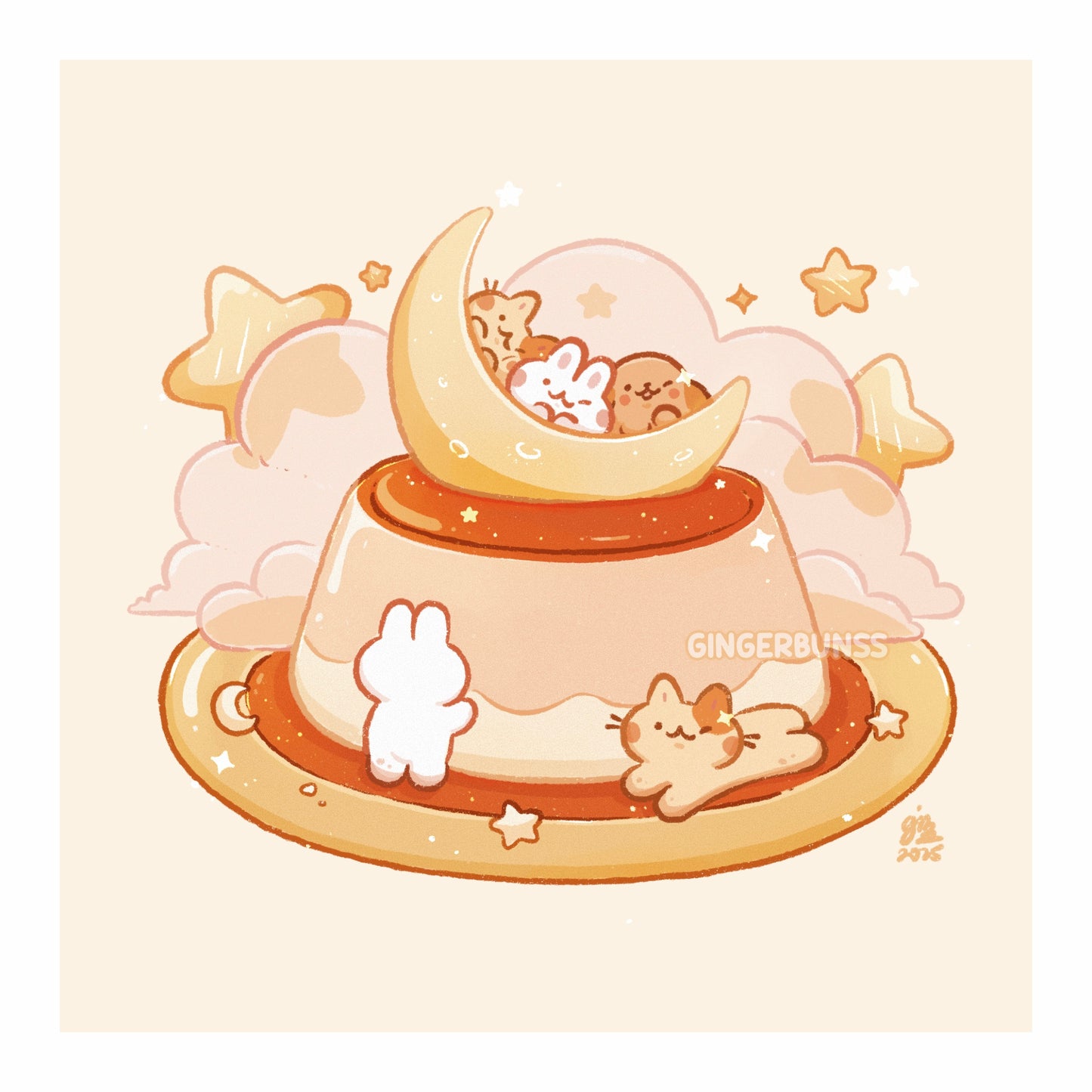 Star Pudding Art Print