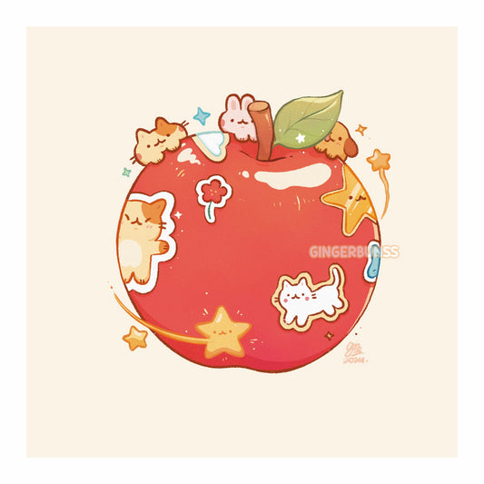 Apple Art Print