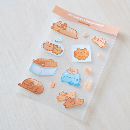 Cat Bakery Sticker Sheet