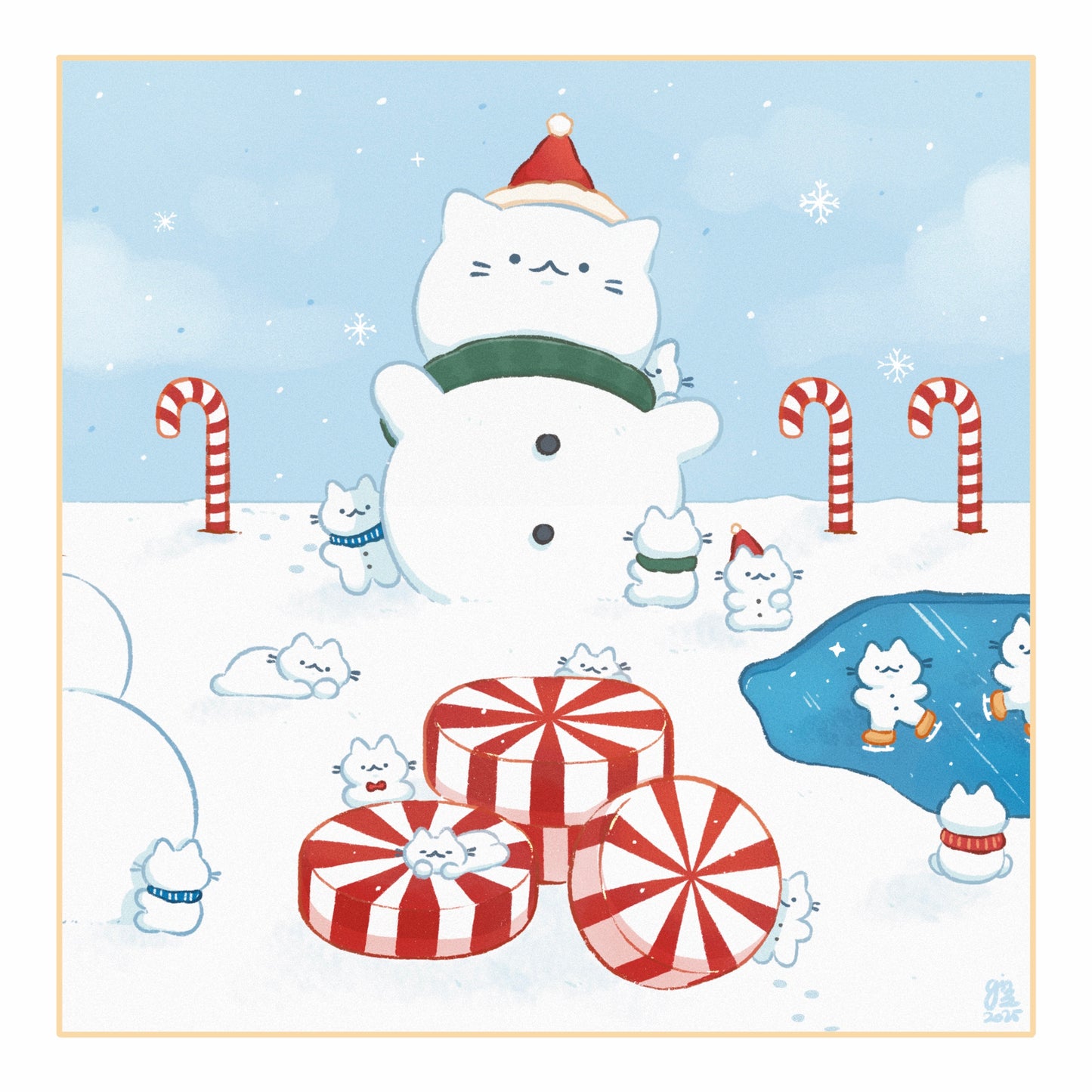 Christmas Day Art Print