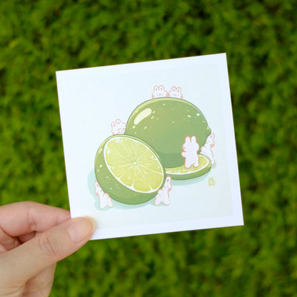 Lime Art Print