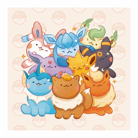 Pokemon Fan Art Print