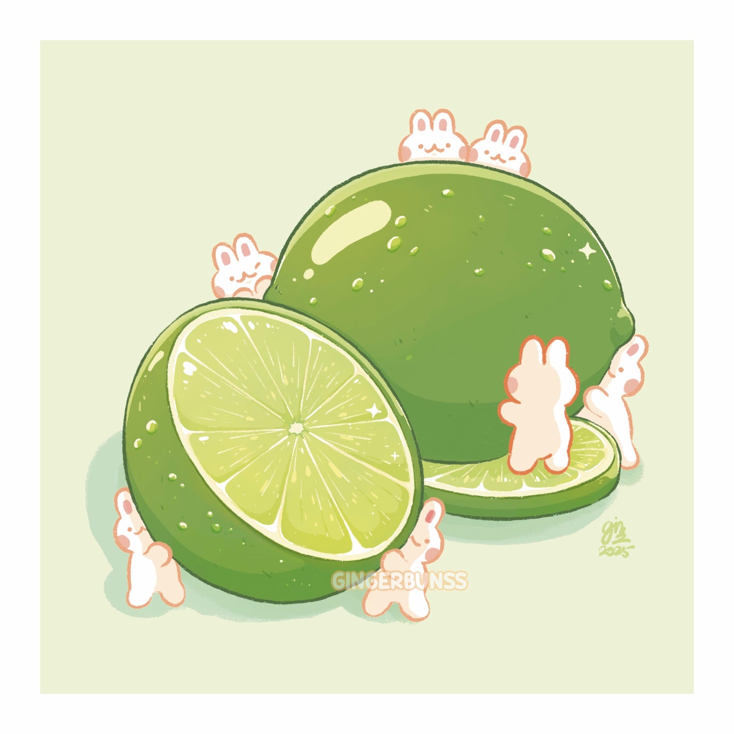 Lime Art Print