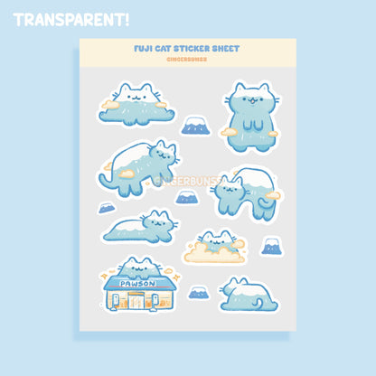 Meow-fuji Sticker Sheet