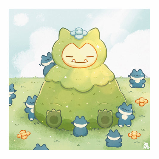 Mosslax Fan Art Print