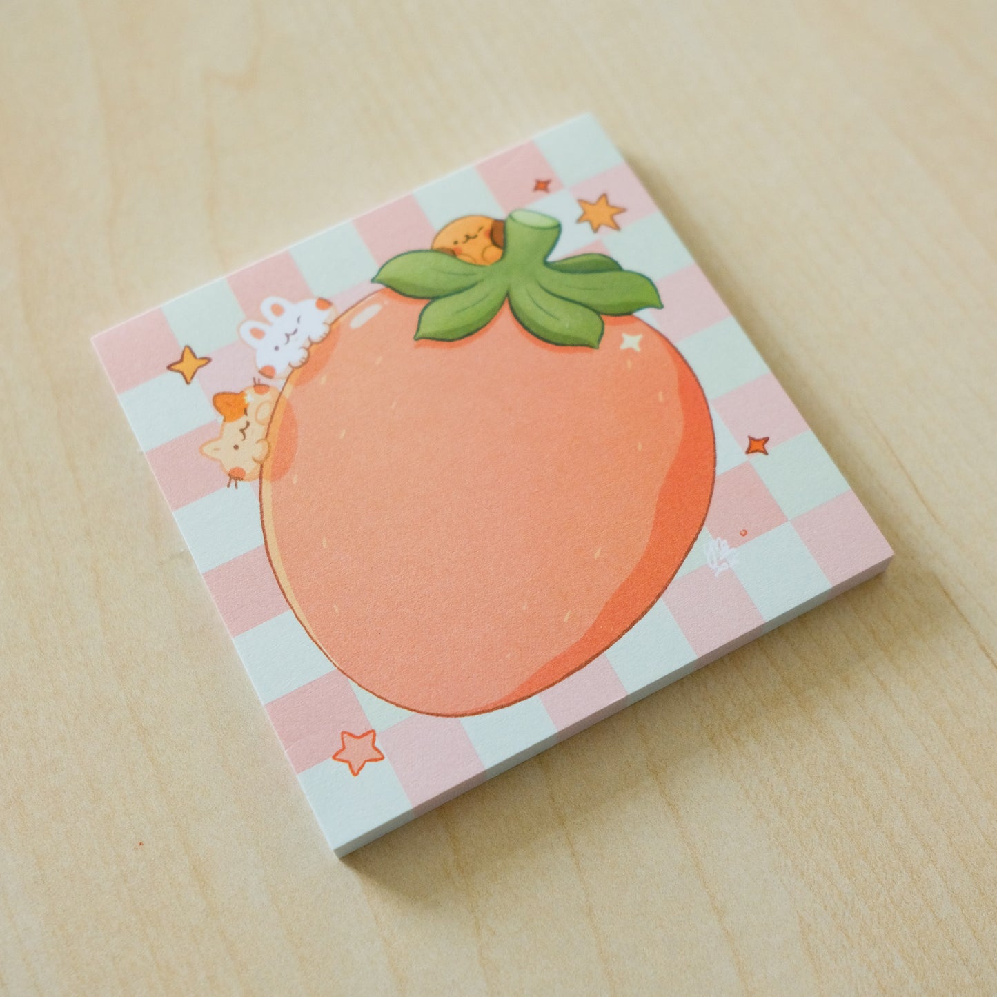 Giant Strawberry Memo Pad