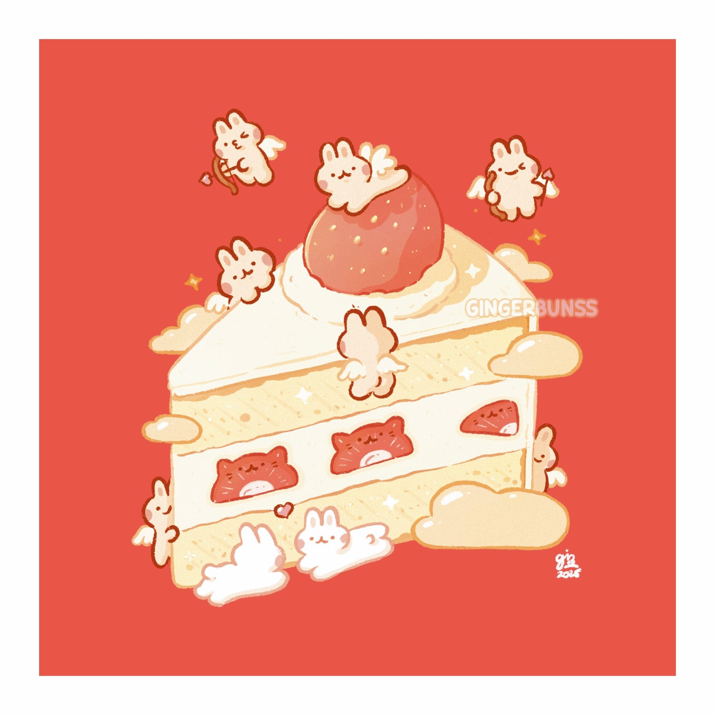 Strawberry Shortcake Art Print