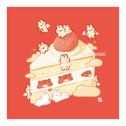 Strawberry Shortcake Art Print